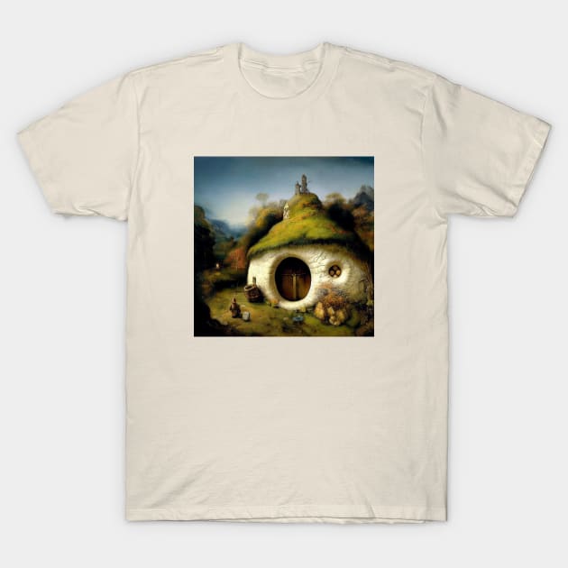 Rembrandt x The Shire Bag End T-Shirt by Grassroots Green